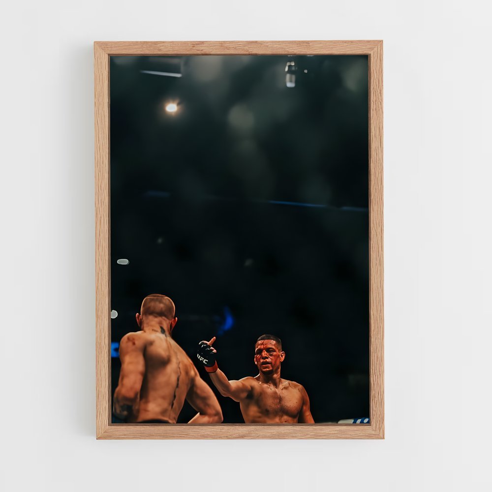Poster Nate diaz – affiche MMA (vue 4)